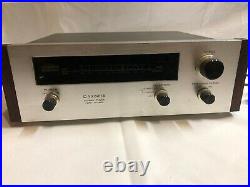 1970's VINTAGE PIONEER MODEL TX-500 AM FM STEREO TUNER Made in Japan Silver