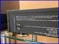 2008 Music Fidelity A3 High End AUDIOPHILE Radio Tuner BOXED & IMMACULATE