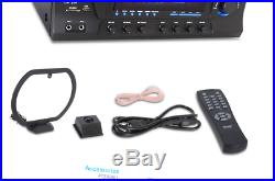 300W Digital Stereo Receiver System AM/FM Qtz. Synthesized Tuner, USB/SD Ca