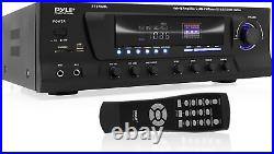 300W Digital Stereo Receiver System AM/FM Qtz. Tuner, USB/SD Card MP3 Player &