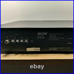 ADCOM GFT-555 AM/FM Stereo Tuner tested and works