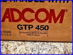 ADCOM GTP-450, Audiophile PreAmp AM/FM Stereo Tuner With Adcom Remote Control