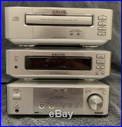 AIWA XR-M99 Mini Bookshelf Stereo System Manufactured 1999 Works Great