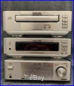AIWA XR-M99 Mini Bookshelf Stereo System Manufactured 1999 Works Great