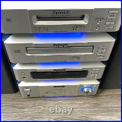 AIWA XR-M99 Rare MINI Micro BOOKSHELF STEREO SYSTEM CD Tuner Amplifier Minidisc