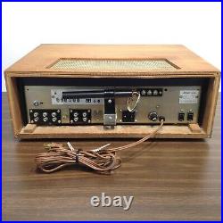ALLIED Model 355 Vintage Stereo Receiver Phono, Tape, Aux, AM/FM Tuner, Wood