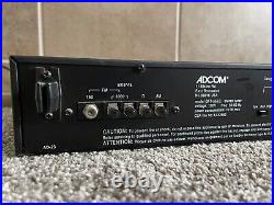 Adcom GFT-555 mk II Am/FM Stereo tuner 100% Fully Tested Works Great With Manual
