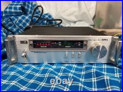 Aiwa Vintage AM/FM Stereo Tuner Model S-R22 Working