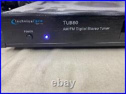 Am/fm Digital Stereo Tuner, (model Tub80 By Technical Pro)