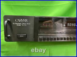 CARVER TX-11b AM/FM QUARTZ SYNTHESIZED STEREO TUNER RARE EXCELLENT CONDITION