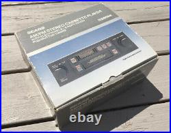 Car Stereo AM FM Cassette SEARS Radio Tuner Tape Player Car Audio Vintage NOS