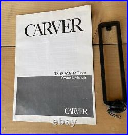 Carver TX-8R AM/ FM Stereo Tuner
