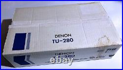 DENON STEREO TUNER AM-FM TU-280 100% Original Made in Japan-ONE HOME FROM NEW
