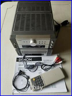 Denon D-M7 Mini Stereo UDRA-M7 Tuner, UDCM-M7 3-CD Changer, Remote Working