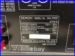 Denon DRA-375RD Receiver HiFi Stereo Audiophile 2 Channel Phono AM/FM Tuner