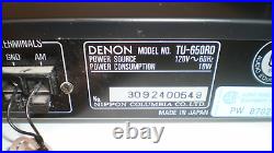 Denon Precision Audio AM/FM Stere Radio Tuner RDS with Remote