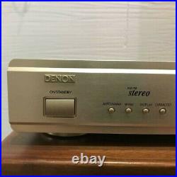 Denon TU-1500 AM/FM Stereo Digital Tuner Deck Gold Equipped with rotary knob
