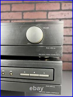 Denon am/fm tuner stereo & cassette tape deck dra-210 DR-210 lot