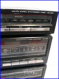 Fisher Studio Standard FM-235 CA-235 & AD-235 AM/FM Stereo Tuner Amp & CD Player
