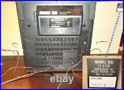 GE Digital Stereo AM-FM Tuner Mini-System 11-2120 with 5 CD Changer, Dual Cassette