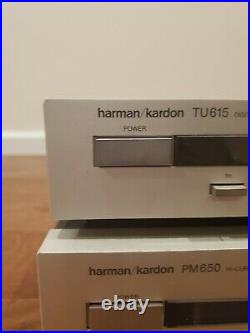 Harman Kardon PM650 Stereo Integrated Amplifier & TU 615 Tuner AM/FM Working
