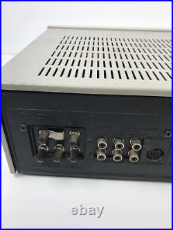 Hitachi Am-Fm Stereo Receiver SR-4010 silver plate vintage radio tuner