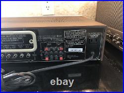 Hitachi Quartz Digital AM/FM Stereo Tuner Amplifier HTA-4000 & Owner's Manual
