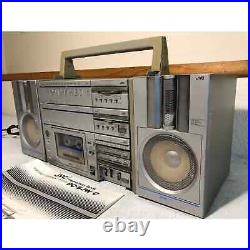 JVC PC-5 Boombox Ghetto Blaster Vintage Home Audio HiFi Stereo Japan AM/FM Tuner
