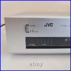 JVC T-X6 AM/FM Tuner Quartz Synthesizer Stereo Vintage Top of the Line