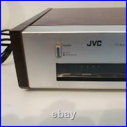 JVC T-X6 AM/FM Tuner Quartz Synthesizer Stereo Woodgrain Vintage Top of the Line