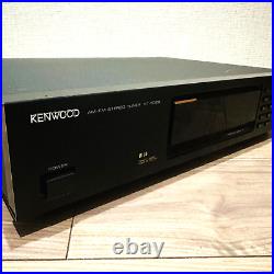 KENWOOD KT-5020 AM FM Stereo Tuner Vintage Tested working Used Near mint