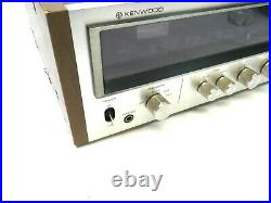Kenwood KR-5400 AM-FM Stereo Tuner Amplifier Bad Backlight Static