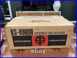 Kenwood KS-4000R AM/FM Stereo Tuner Amplifier- Rare Made In Japan New Read