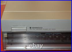 Kenwood KT-1000 AM-FM Stereo Tuner TESTED! FREE SHIPPING