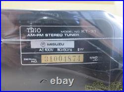 Kenwood KT-31 AM/FM Stereo Tuner Vintage From Japan Silver