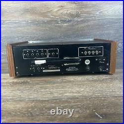 Kenwood KT-5000 AM-FM Multipath Out Stereo Tuner Vintage Wood Cabinet For Parts