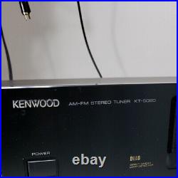 Kenwood KT-5020 AM FM Stereo Tuner Vintage Not tested