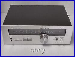 Kenwood KT-5300 Radio Stereo Silver Model AM FM 88-108 MHz Audio Tuner Vintage