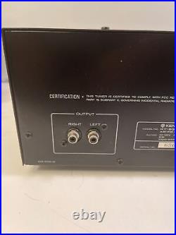 Kenwood KT-5300 Vintage AM / FM Stereo Tuner Tested Works Great Crisp Sound