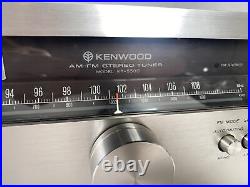 Kenwood KT-5500 AM-FM Stereo Tuner Vintage