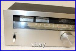 Kenwood KT-5500 Silver Faced Stereo Am/Fm Analog Tuner Working Very Nice