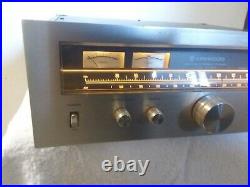 Kenwood KT 8300 AM/ FM Stereo Tuner vintage silver face