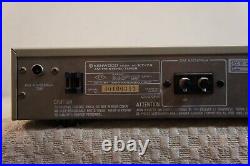 Kenwood Kt-7x Quartz Synthesizer Stereo Tuner With Original Box