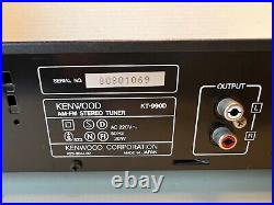 Kenwood Kt-990d Synthesizer Am/fm Stereo Tuner 220 Volts
