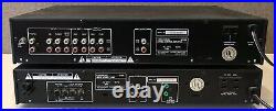 Kenwood Stereo Synthesizer Tuner KT-56 & Control Amplifier KC-106 TESTED