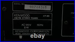 Kenwood Stereo System KM-991 Amplifier, KC-209 Preamp, KT-89 AM-FM Tuner NICE