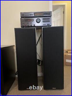 Klipsch KG4.5 Floor Speakers & Onkyo A-RV401 Stereo Amplifier/T-401 AM/FM Tuner
