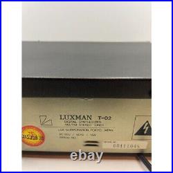 LUXMAN T-02 AM/FM Stereo Tuner