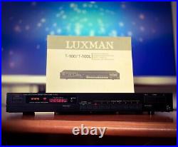 LUXMAN T-100L (1987)? RARE? Vintage Stereo Tuner Deck