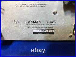 Luxman AM/FM Stereo Tuner-Amplifier R-3030 UNTESTED